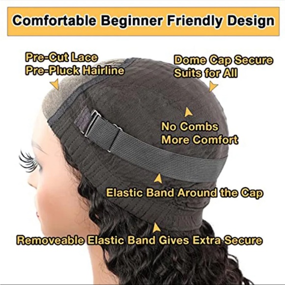 human hair wig 13 X 4 frontal - Picture 2 of 3